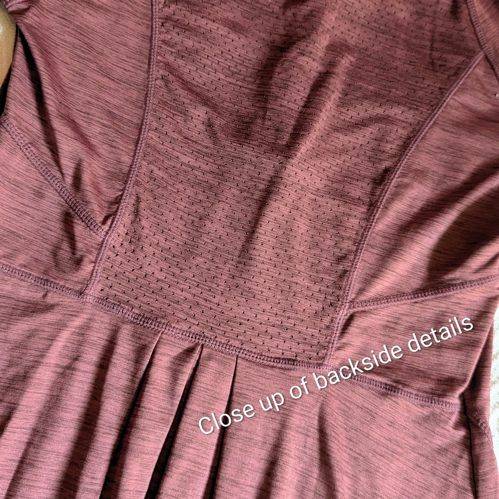 Size Small, Mondetta Mauve Quarter-Zip Long Sleeve Shirt, EUC - Picture 15 of 15